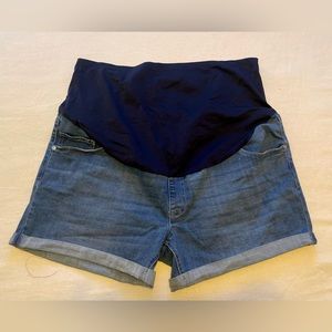 Time & Tru Maternity Jean Shorts